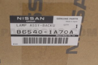 B65401A70A BACKUP LAMP ASSY-RH
