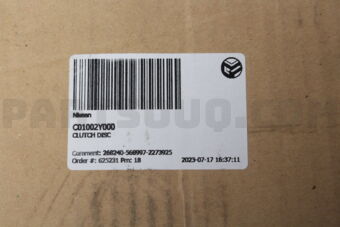 C01002Y000 CLUTCH DISC