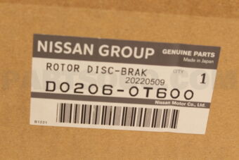 D02060T600 ROTOR DISC-BRAK