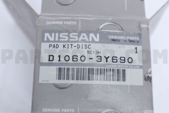 D10603Y690 PAD KIT-DISC