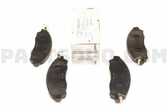D10604KJXA PAD KIT-DISC FR