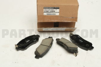 D10605RB0B PAD KIT DISC BRAKE,FRONT (AFS 18/0