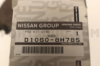 D10608H785 PAD KIT-DISC BRAKE