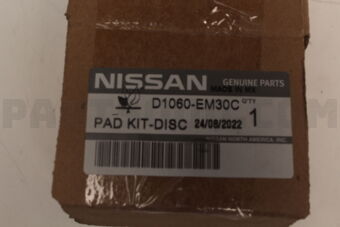 D1060EM30C PAD KIT DISC BRAKE