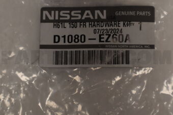 D1080EZ60A HARDWARE KIT FRONT DISC BRAKE PAD