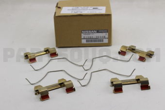 D1080JK00B Nissan HARDWARE KIT-FRONT DISC BRAKE PAD