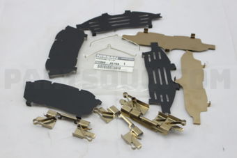 D1080JR70A HARDWARE KIT-FRONT DISC BRAKE PAD