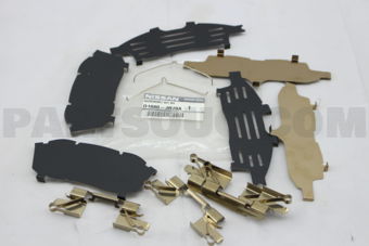 D1080JR70A HARDWARE KIT-FRONT DISC BRAKE PAD