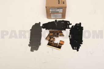 D1080ZQ00A HARDWARE KIT-FRONT DISC BRAKE PAD