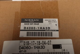 D40601HA3D SHOE SET REAR