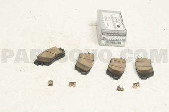 D40606CA2B PAD KIT DISC BRAKE,REAR