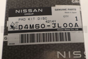 D4M60JL00A PAD KIT-DISC
