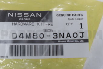 D4M803NA0J Nissan HARDWARE KIT RE
