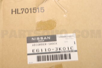 E6110JK01C Nissan ABSORBER KIT-SHOCK,FRONT