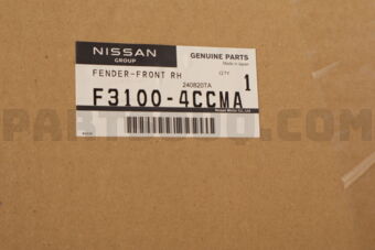 F31004CCMA FENDER FRONT RH