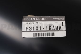 F31011BAMA FENDER FRONT LH