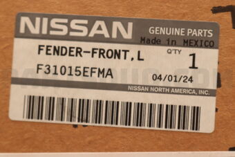 F31015EFMA FENDER-FRONT LH