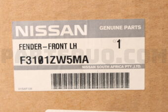 F3101ZW5MA FENDER-FRONT,LH