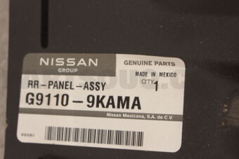 G91109KAMA PANEL RR UPPER