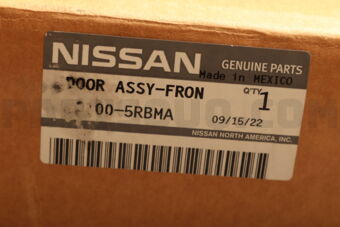 H01005RBMA DOOR ASSY FRONT,RH