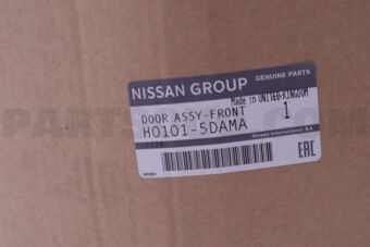 H01015DAMA DOOR ASSY FRONT