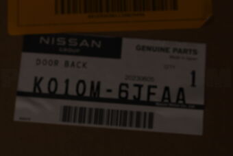 K010M6JFAA Nissan DOOR ASSY-BACK