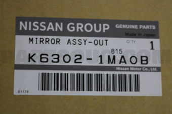 K63021MA0B MIRROR ASSY-DOOR,LH