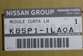 K85P11LA0A MODULE ASSY-CURTAIN AIR BAG,LH