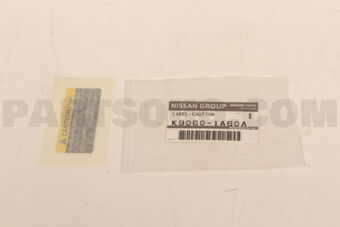K90601A60A LABEL-CAUTION