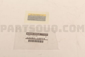 K90601A60A LABEL-CAUTION