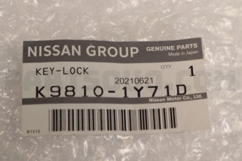 K98101Y71D KEY SET-CYLINDER LOCK