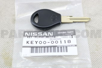 KEY0000118 KEY-BLANK,MASTER