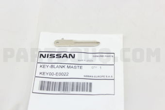 KEY00E0022 KEY-BLANK,MASTER