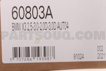 60803A RADIATOR / X3 /E83