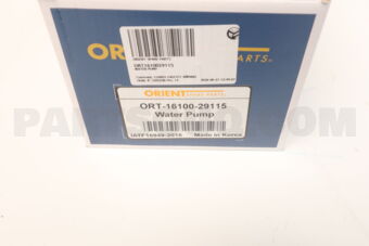 ORT1610029115 WATER PUMP