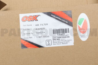1780150030 AIR FILTER