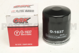 O1637 OIL FILTER