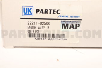 2221102500 ENGINE VALVE IN ATOS/PICANTO