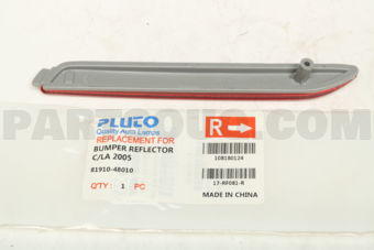 8191048010 REAR BUMPER REFLECTOR RH