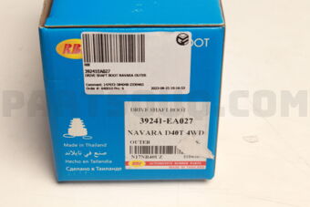 39241EA027 DRIVE SHAFT BOOT NAVARA OUTER