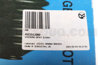 4553512060 STEERING BOOT (LH/RH)