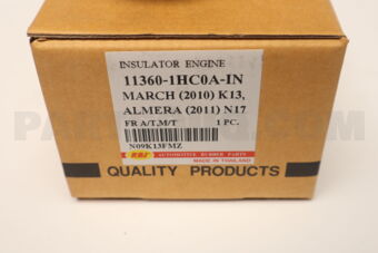 N09K13FMZ INSULATOR ENGINE MARCH K13 FR M/T