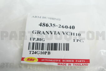 T24G10PB BUSH, UPR ARM, RR