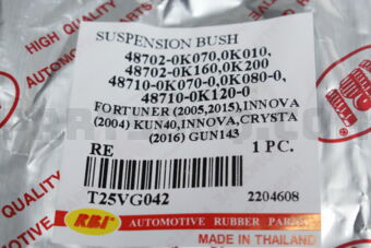 T25VG042 BUSH. SUSPENSION  KUN40
