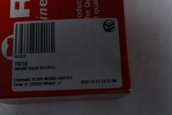 TB710 ENGINE VALVE EX (4PCS