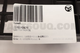 214814567R RAD FAN MOTOR