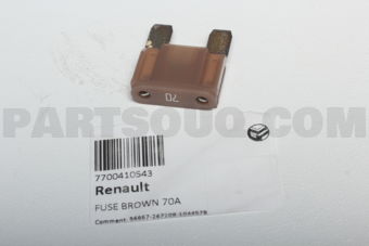 7700410543 FUSE BROWN 70A