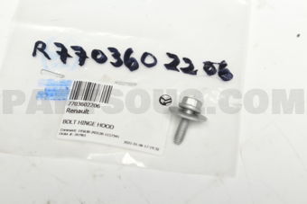 7703602206 BOLT HINGE HOOD