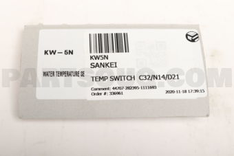 KW5N TEMP SWITCH  C32/N14/D21