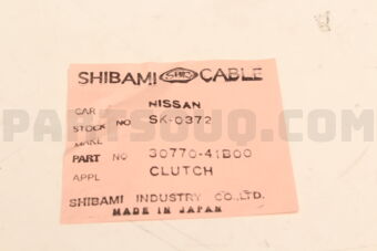 3077041B00 CLUTCH CABLE  K11